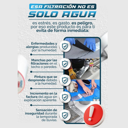 2X1 AGUA CERO - CINTA IMPERMEABILIZANTE TAPAGOTERAS