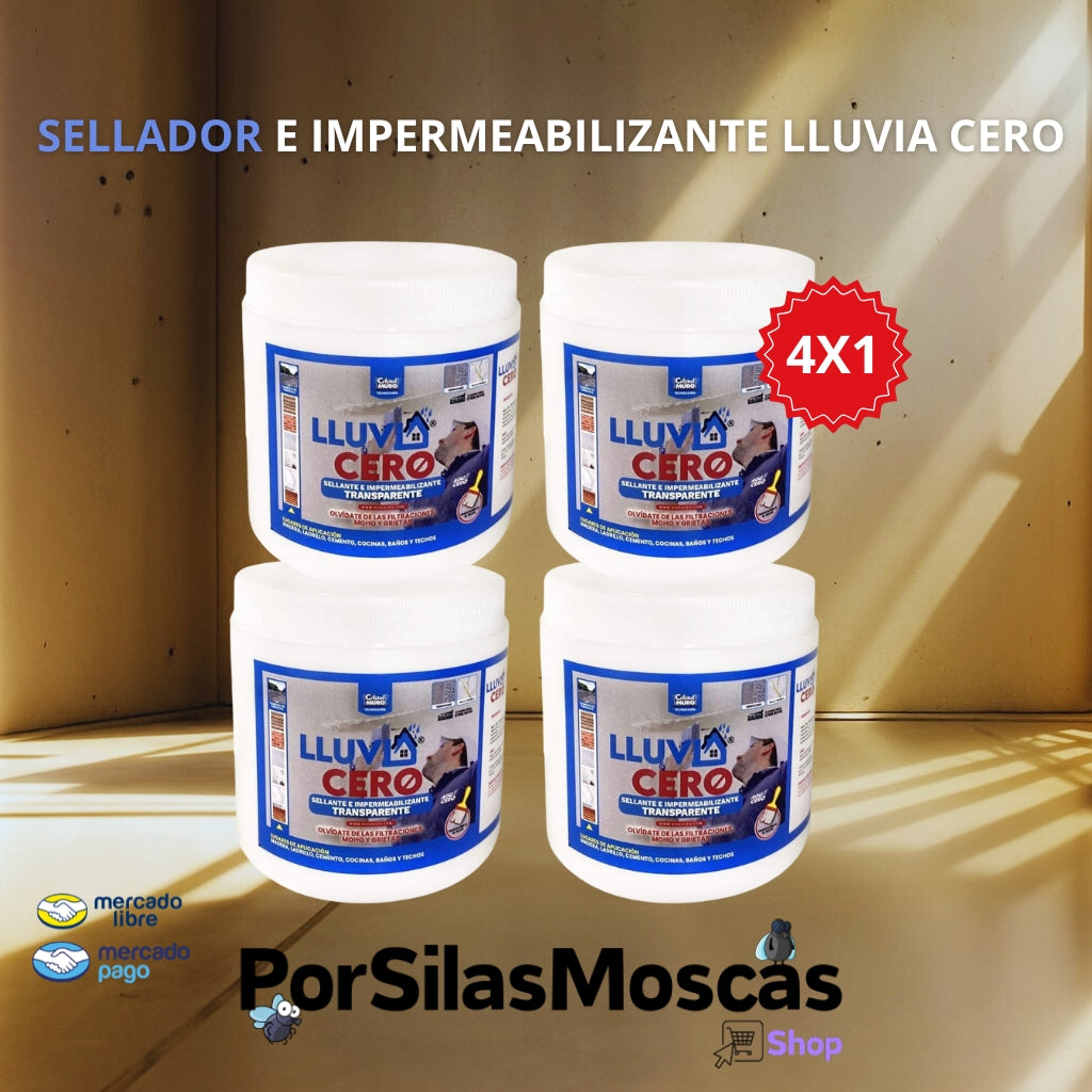 4X1 LLUVIA CER0 - SELLADOR IMPERMEABILIZANTE ORIGINAL